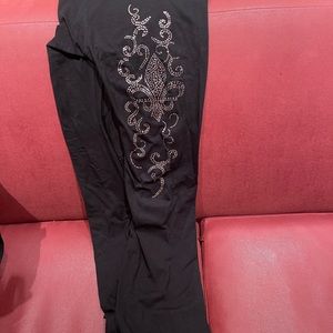 BN leggings with stoning